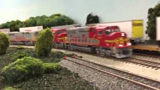 Intermodal and TOFC train meeting [upl. by Harat]