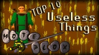 Top 10 Most Useless Things In RuneScape [upl. by Oigimer]