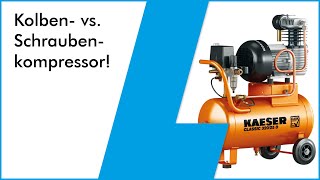 Kolbenkompressoren vs Schraubenkompressoren – Welcher ist der Richtige für Ihren Betrieb [upl. by Ecneralc580]