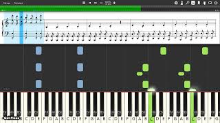 Ennio Morricone  Rabbia E Tarantella  Piano tutorial and cover Sheets  MIDI [upl. by Eejan]