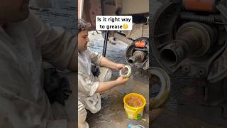 How to grease trailer wheel bearing 🤔 grease bearing restoration [upl. by Eirallam638]