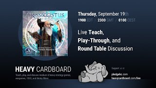 Trismegistus 4p Teaching amp Playthrough by Heavy Cardboard [upl. by Narih859]