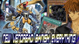 NEW VENDREAD DECK BANISH ALL YOUR OPPONENTS CARDS  YuGiOh Duel Links [upl. by Neelhsa]