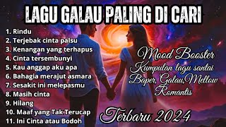 RINDU  TERJEBAK CINTA PALSU 🎵 PLAYLIST LAGU GALAU PALING DI CARI  LIRIK [upl. by Eninej545]