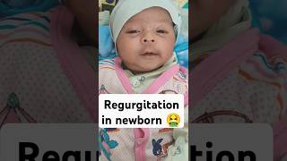 Regurgitation in newborn baby regurgitation burping shorts [upl. by Elsy]