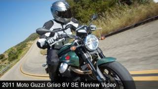 MotoUSA Review 2011 Moto Guzzi Griso 8V SE [upl. by Pickens]