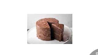 Alaska Chocolate Cake  sponge for fondant butter cream  whipped cream [upl. by Rodgers337]