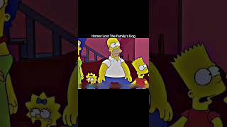 Homer Lost The Family Dogtreandingshort cartoon viralvideo simpsons [upl. by Lahcim]