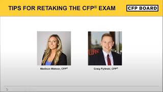 Next Steps Tips for Retaking the CFP® Exam [upl. by Eibbor]