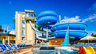 Waterslides at Chochołowskie Termy in Poland [upl. by Coucher]