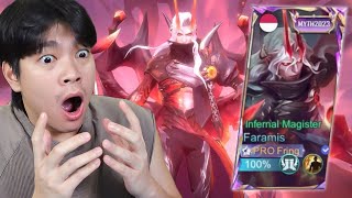 Review Skin Mythic Faramis Skin Gratis Kualitas Collector  Mobile Legends [upl. by Adnamal]