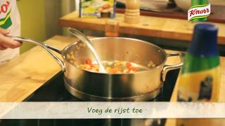 Paella met paprika en grote garnalen  Knorr [upl. by Huey]