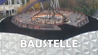 Eurosat Baustelle vom 25112017 im EUROPA PARK [upl. by Hayidah]