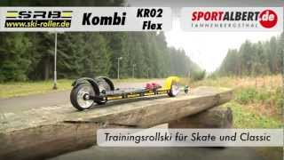 Rollski  Skiroller SRB Kombiroller SkateampClassik KR02 Flex 20122013 von wwwsportalbertde [upl. by Levine844]