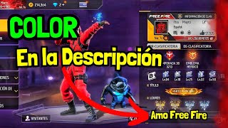 COMO PONER COLOR EN LA DESCRIPCIÓN DE FREE FIRE 🔥 CAMBIAR TIPO DE LETRA EN LA DESCRIPCION DE FREE [upl. by Netsriik]