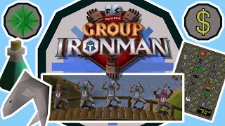 OSRS Group IRONMAN Tips And Tricks  Everything You Need To Know About Group Ironman 2021 [upl. by Selwin]