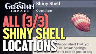 All Shiny Shell Locations Genshin Impact [upl. by Aliuqat]