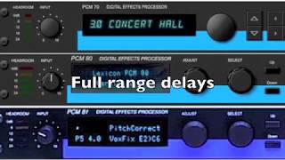 Lexicon PCM708081 DIFFUSED DELAYS mythology [upl. by Saphra757]