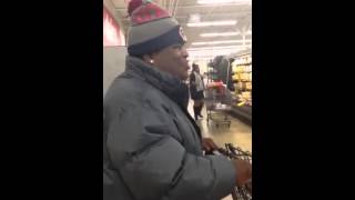 Man sings I wont complain in grocery store [upl. by Adanama568]