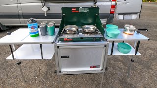 Camp Kitchen by Trail Kitchens  Portable Outdoor Kitchen for Van Conversions Camping and Van Life [upl. by Seerdi896]