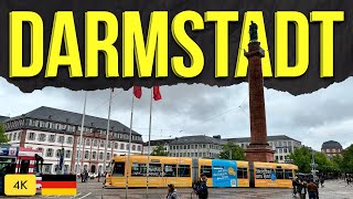 Darmstadt Germany 4k  Darmstadt Walking Tour  Walking Tour 4k Germany [upl. by Saba408]