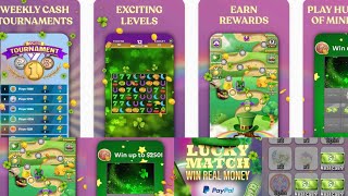 Lucky Match Real Money Game  Paypal Earning Apps 2024 [upl. by Jack]