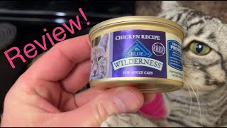 Blue Wilderness Wet Cat food review 🦬 [upl. by Vedi]