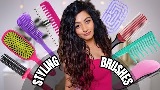 Styling Tools and Brushes for 2a3a Wavy Hair and Loose Curls [upl. by Rustin]