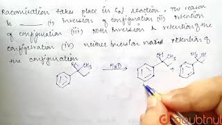 Racemisation takes place in SN1 reaction The reason is [upl. by Sedlik726]