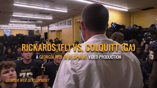 Rickards FL0 vs Colquitt County GA 2024 Homecoming  Georgia High School Football Highlights [upl. by Niamrej]