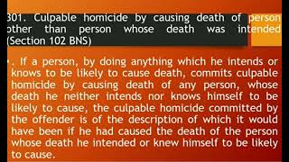 culpable homicidemurderIPC 299304ABNSlawllbsyllabus [upl. by Halliday]