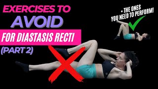 Exercises to Avoid for Diastasisrecti and the Ones to Perform [upl. by Shawn]