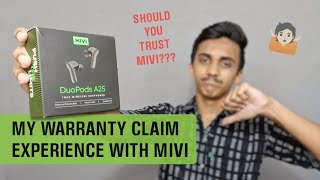 My Experience with Warranty Claim service of Mivi  Should you trust Mivi🤔🤔🤔  Tech MS [upl. by Aratehs]