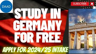 How to apply for DAAD scholarship 202425 Masters වලට fully funded scholarship අරන් Germany යමු [upl. by Hein116]