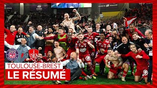 Toulouse 03 Brest  Le résumé dun match historique  🔥 [upl. by Anahpos]