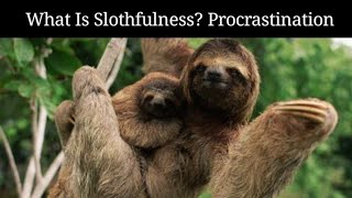 What Is Slothfulness Modern Day Procrastination [upl. by Oelc796]