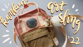 Kanken Art Sling ‘22  Landsort Unboxing 🌱 [upl. by Daraj]