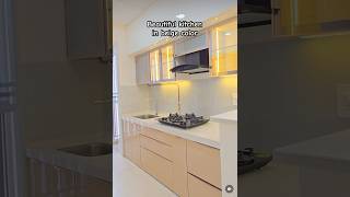 Trending beige color in kitchen2024 kitchen modular trending interiordesign home viralvideo [upl. by Ecilahs30]