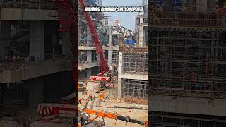 Varanasi Mega Project Ropeway varanasi travel youtube ropeway shortvideo shorts [upl. by Aytnahs]