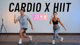 20 MIN CARDIO HIIT WORKOUT  ALL STANDING  Full Body No Equipment Home Workout [upl. by Hamal900]