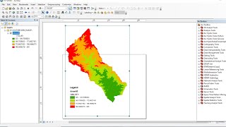 ArcMap Layout amp Page set up Easiest process  ArcMap 108  Understanding RS amp GIS  Practical [upl. by Wilow]