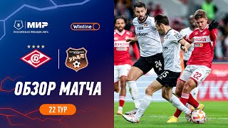 Highlights Spartak vs FC Ural  RPL 202324 [upl. by Leahcimrej75]