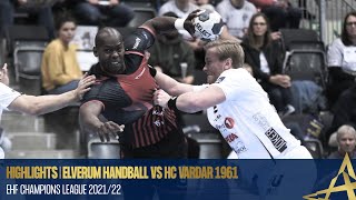 HIGHLIGHTS  Elverum Handball vs Vardar 1961  Round 1  EHF Champions League 202122 [upl. by Rosenzweig]