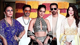 Rashii Khanna Huma Qureshi Harshvardhan Rane amp Others Arrived At Ramesh Taurani Diwali Party 2024 [upl. by Opal]