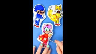 SHIN SONIC TAPES  Pop The Pimples 🍑Paper Squishy Surgery Handmade [upl. by Previdi]