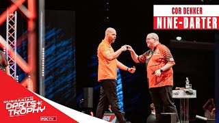 NINEDARTER  COR DEKKER PRODUCES PERFECTION IN BUDAPEST  2024 Hungarian Darts Trophy [upl. by Zeugirdor]