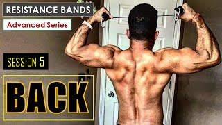 Resistance Band Workout For A Strong Back  Advanced Series  Session 5 [upl. by Lorimer]