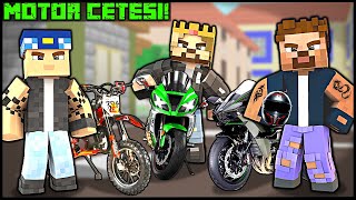 ZENGİN FAKİR VE KEREM KOMİSER MOTOR ÇETESİ OLDU 😱 Minecraft [upl. by Wallinga264]