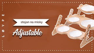 Stojan na misky Adjustable  produktové video [upl. by Nnaeirelav344]