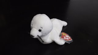 TY BEANIE BABIES 1996 SEAMORE THE SEAL PLUSH REVIEW [upl. by Scotti]